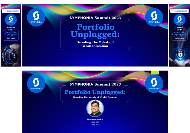 Symphonia Summit 2023 Portfolio Unplugged stage design